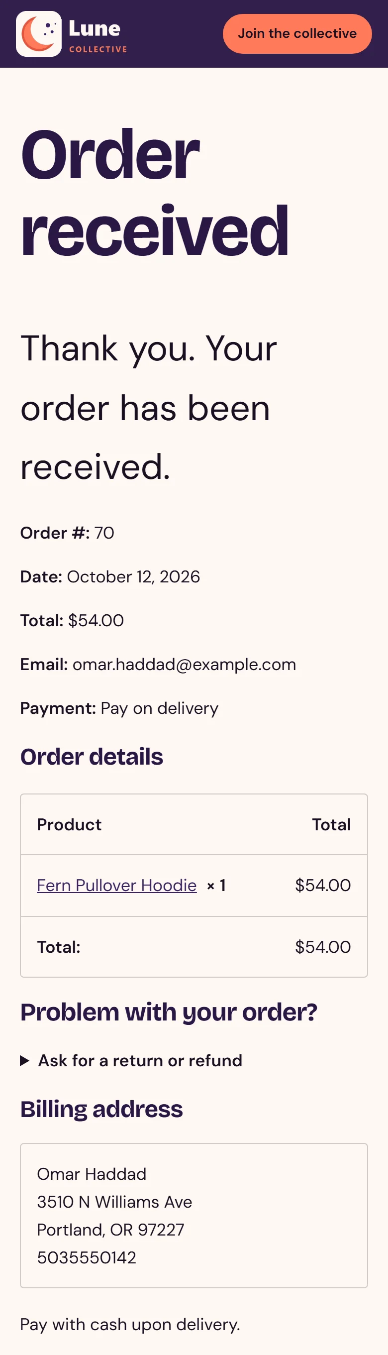 Someone buys from your WooCommerce shop