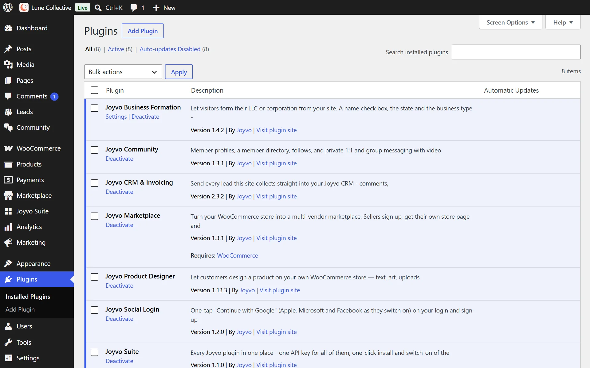 Installs and switches on like every other WordPress plugin
