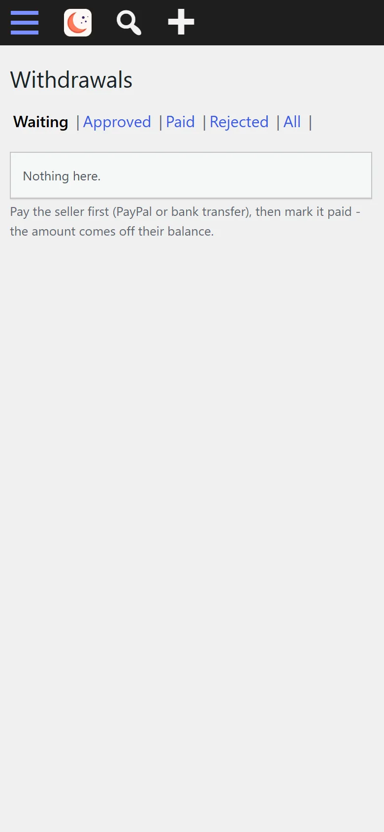 Review and pay out creator withdrawals