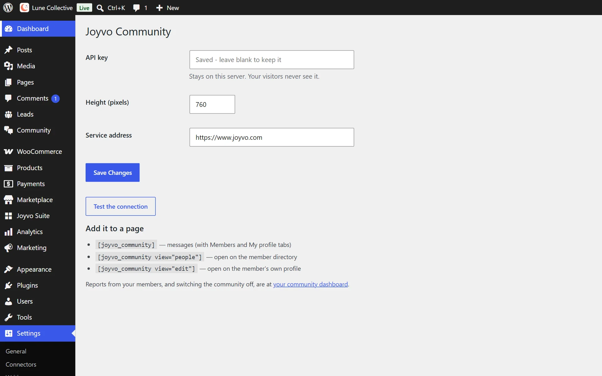 Community: profiles, follows and messages for your people